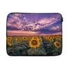MuchoWow® Laptop Hülle 15 Zoll Blumen - Himmel - Lila - Produktbild-Vorschau 1