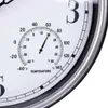 A close-up of a clock face with a thermometer and hygrometer. Anteprima dell’immagine prodotto