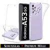 Für Samsung Galaxy A53 5G  Silikon Transparent Hülle + Produktbild-Vorschau 1
