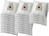 A stack of white vacuum cleaner bags with a gray connector piece. Náhled obrázku produktu