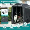 Ikodm Tenda da garage per biciclette 187x100x165 cm, tenda Anteprima dell’immagine prodotto 6
