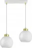 LUXOLAR - Led Pendelleuchte - Deckenleuchte 2 flammig Weiß Produktbild-Vorschau 1