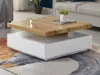 KYRIA Couchtisch - 1 Schublade und drehbare Platte - MDF - Produktbild-Vorschau 6