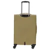 A khaki suitcase on a white background. Voir les images du produit