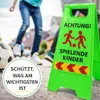 Friendly Fox 2 Stück Warnschilder Achtung spielende Kinder Produktbild-Vorschau 2