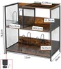 aiorber Regal, Braun, 72x36x76,2 cm, wasserdicht, große Produktbild-Vorschau 3