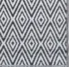 vidaXL Tappeto per esterni ARAKIL Bianco e nero 80x150 cm Anteprima dell’immagine prodotto 5