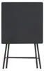 Schwarzer Klapptisch, für zwei Personen, 60 x 60 x 75 cm Produktbild-Vorschau 3
