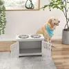 Podwyższona miska dla psa PawHut ze stojakiem i miską na Podgląd zdjęcia produktu 3