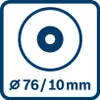 BOSCH Professional GWS 12V-76 Akku-Winkelschleifer 12,0 V, Produktbild-Vorschau 11