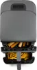 A top-down view of a gray dual-basket air fryer with food in both baskets. Anteprima dell’immagine prodotto