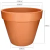 KOTARBAU® : Pot de fleurs en terre cuite, diamètre : Pot de Voir les images du produit 2