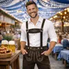 Pantaloni corti in pelle tradizionali da uomo PAULGOS - HK2 Anteprima dell’immagine prodotto 11