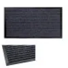 A dark gray doormat is shown from two different angles against a white background. Anteprima dell’immagine prodotto