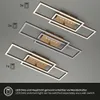 LED ceiling light with LED dots,brown-gold,LED/30W Produktbild-Vorschau 4