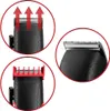 A collage of close-up images showing different features of a hair clipper. Podgląd zdjęcia produktu