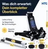 Hydraulischer Wagenheber Rangierwagenheber 3t 3000kg Produktbild-Vorschau 7