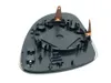 The back of a car side mirror glass with mounting clips and electrical connectors. Anteprima dell’immagine prodotto