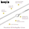 Silberkette Panzerkette Länge 60cm - Breite 1,8mm - 925 Produktbild-Vorschau 4
