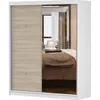 Schwebetürenschrank Kleiderschrank Schrank 160 cm Produktbild-Vorschau 2