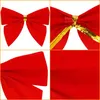 Rubans de Noël 8 x 8,5 cm rouges, lot de 6 pièces, Voir les images du produit 3