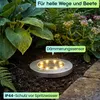 Edles 8er-Set Solar-Bodenstrahler 200lm IP44 mit Erdspiess: Produktbild-Vorschau 4