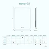 doporro Miroir de Salle de Bains Lumineux 100x80cm Glace Voir les images du produit 7