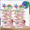EDIBAZZAR | sada 28 dětských sponek do vlasů dárková růžová Náhled obrázku produktu 4