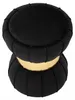Mauro Ferretti Floral Stuhl Ø 40x44 cm schwarz gold Produktbild-Vorschau 4