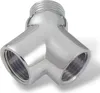 Y Stück 2 Wege Verteiler Gabelstück Wasserhahn 1/2" Messing Produktbild-Vorschau 1