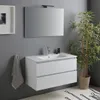 Waschtisch mit  Ablageflächen, Unterschrank und Spiegel, Produktbild-Vorschau 1