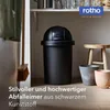 Rotho Abfalleimer 30 l ROLL BOB - Mülleimer mit Produktbild-Vorschau 2