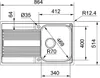FRANKE 127.0371.767 Spüle RAPID RPX 211-86 aus Edelstahl Produktbild-Vorschau 2