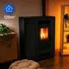 Pelletofen THUNDER ARIA-BLACK 11 kW Schwarz mit WLAN Produktbild-Vorschau 3