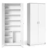 Armoire multi-usages blanche 74cm Largeur 180cm Hauteur Voir les images du produit 4