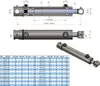Hydraulikzylinder Doppeltwirkend mit Querbohrung  - Produktbild-Vorschau 4