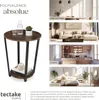 Table d’appoint SWINDON 50x62,5cm - Bois foncé industriel, Voir les images du produit 7