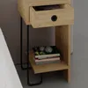 DECORTIE Sirius Nowoczesna szafka nocna prawy moduł dąb 30 Podgląd zdjęcia produktu 5