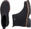 A pair of black ankle boots shown from two different angles against a white background. Produktbild-Vorschau