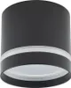 Deckenlampe Aluminium GX53 Ø 8,5 cm Aufputz Schwarz rund Produktbild-Vorschau 1