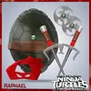 Ninja Turtles Raphael interaktives Set Dreizack, Bandage, Produktbild-Vorschau 2