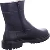 A black leather boot is shown from the side against a white background. Voir les images du produit