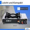 ZMC Edelstahl Campingkocher 1 Flammig Outdoor Gaskocher Produktbild-Vorschau 2