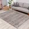 Hochflor Teppich Shaggy Taupe 200x290 cm - Meliertes Produktbild-Vorschau 1