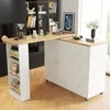 okwish: Tavolino da bar con rotelle e ripiano, tavolino da Anteprima dell’immagine prodotto 3