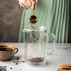 Kaffee- und Tee-Ei Glas 350ml French Press silber KLAUSBERG Produktbild-Vorschau 8