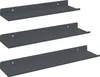 vidaXL Zwevende wandplanken, 3 stuks, antraciet, 40 x 9 x Productafbeelding-voorbeeld 1