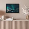 MuchoWow® MuchoWow® Gerahmtes Poster Nordlicht - Berg - Produktbild-Vorschau 6