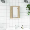 vidaXL LED koupelnová zrcadlová skříňka Sonoma Oak 40x12x45 Náhled obrázku produktu 2