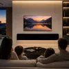 Makika TV lowboard / TV table - Nero lucido Anteprima dell’immagine prodotto 2